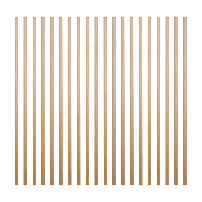 Eco Friendly Biodegradable Wheat Straws 100pcs 20cm Natural Drinking Straws 3 4mm Diameter - Image 2