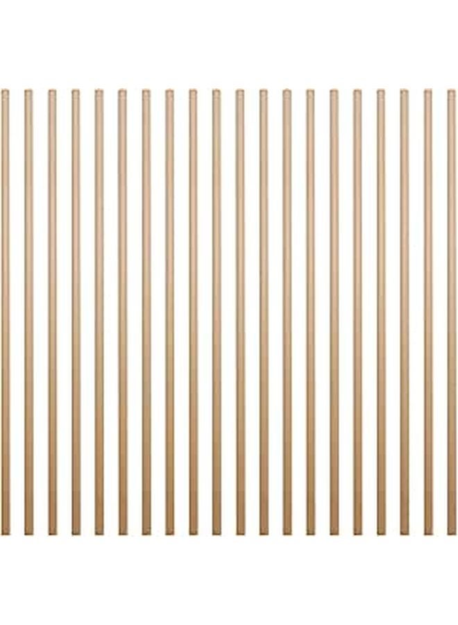 Eco Friendly Biodegradable Wheat Straws 100pcs 20cm Natural Drinking Straws 3 4mm Diameter - Image 1