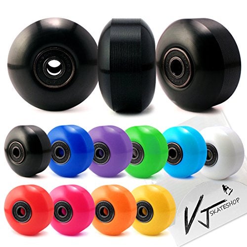 VJ 5.25 139mm Skateboard Trucks (Black), Skateboard Wheels 52mm, Skateboard Bearings, Skateboard Pads, Skateboard Hardware 1.25" (52mm Black)… - Image 3