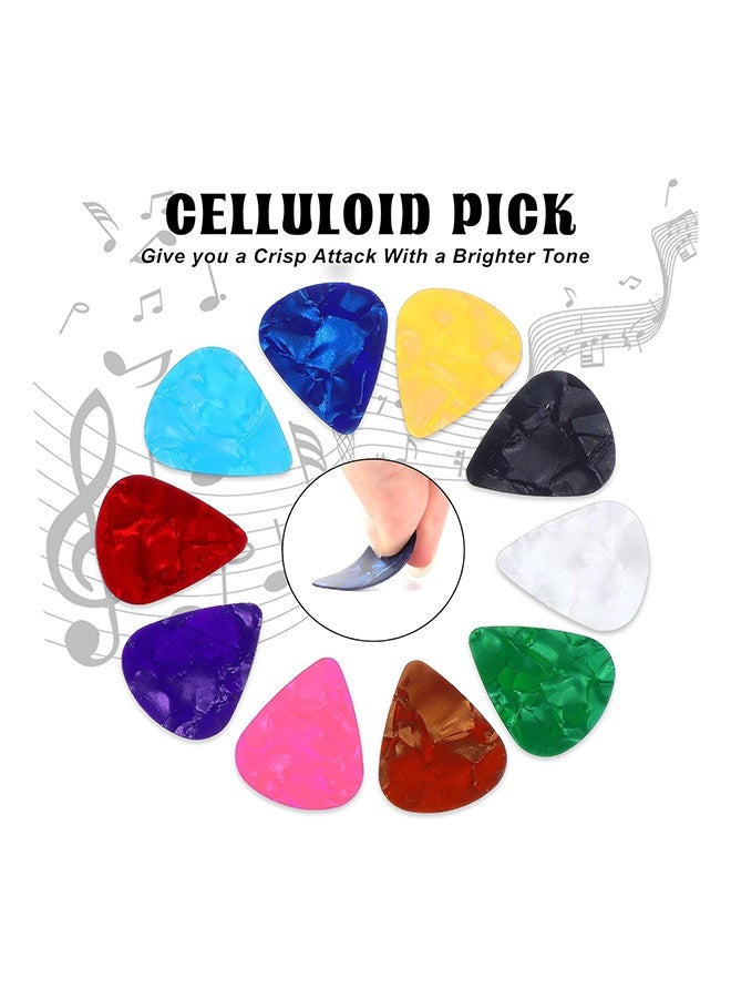 Generic 40-Piece Guitar Picks Set(Color Random)  - Image 2
