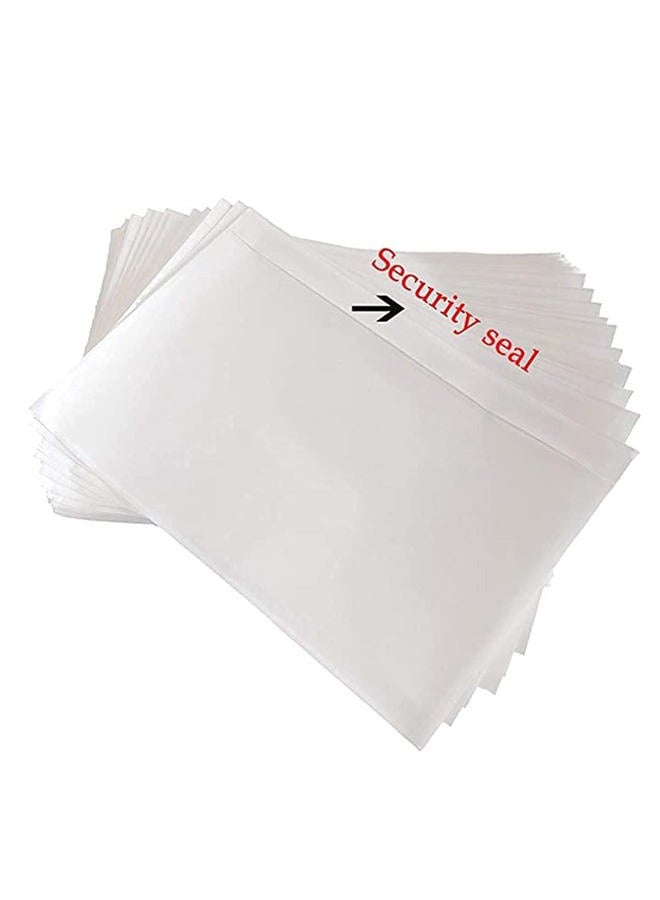 LabelMore 7.5" X 5.5" Clear Self-adhesive Top Loading Packing List Pouches, Shipping Label Envelopes, Mailing Pouches For Shipping Clear, 100pcs - Image 4