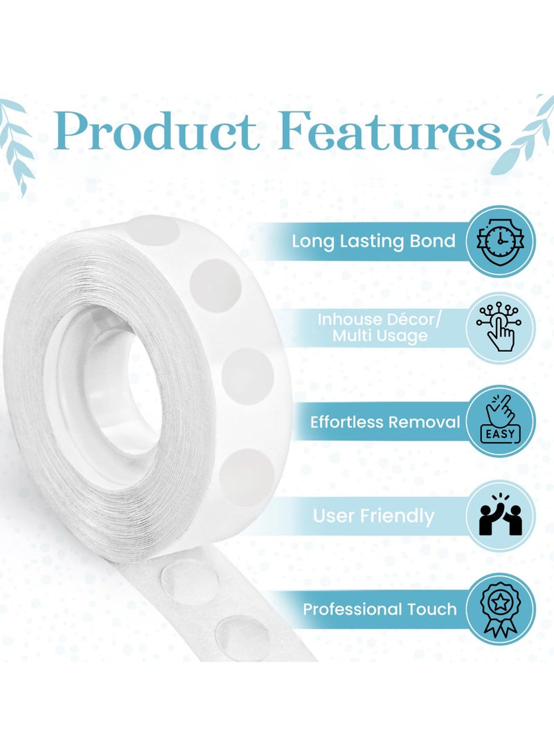 BenQuand Balloon Glue Points Dots Double Sided 500 Pcs, Balloon Tape for Arch, Wedding Decoration, Birthday Celebration and Home Made Crafts for Christmas Decorations - Image 3