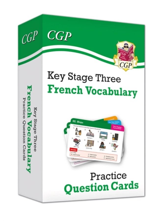 KS3 French Vocabulary Practice Question Cards - Hardback