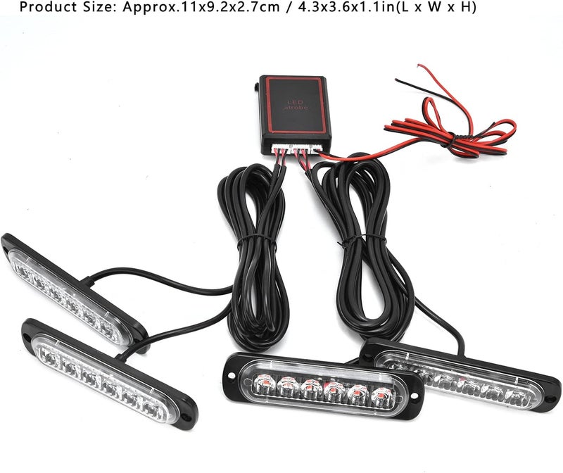 Zerodis Other Specialty Lighting Emergency Lights with Remoute Conrol 3 Modes High Brightness Strong Light Penetration Water Proof Lightfixture for Outdoor Road Car Warning LED Warning - Image 4