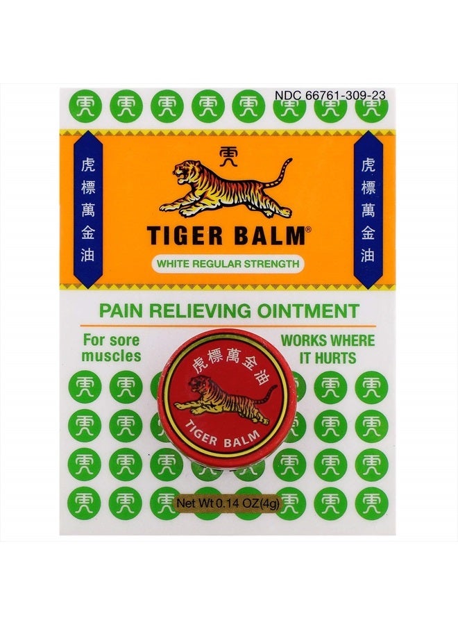 Tiger Balm مرهم مسكن للألم أبيض قوة عادية، 0.15 أونصة - Image 4