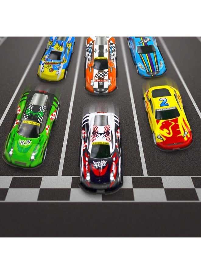 سيارة سباق صغيرة مكونة من 6 قطع، مناسبة كجوائز صفية، وهدايا حفلات للأطفال من سن 4 إلى 8 سنوات، وألعاب سيارات صغيرة تعمل بالسحب للخلف بكميات كبيرة، وسيارات ألعاب صغيرة للأطفال، وهدايا رمضان للأولاد والبنات. - Image 3