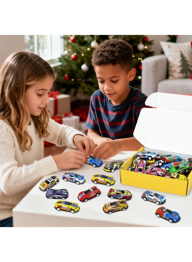 سيارة سباق صغيرة مكونة من 6 قطع، مناسبة كجوائز صفية، وهدايا حفلات للأطفال من سن 4 إلى 8 سنوات، وألعاب سيارات صغيرة تعمل بالسحب للخلف بكميات كبيرة، وسيارات ألعاب صغيرة للأطفال، وهدايا رمضان للأولاد والبنات. - Image 4
