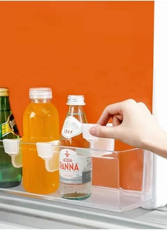 WooFree 12 pcs Removable Plastic Baffle Board Refrigerator and Storage Box Compartments  - Image 3