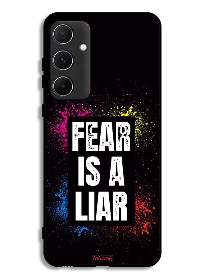 Tolwak Samsung Galaxy A55 5G Protective Case Cover Fear Is A Liar - Image 1