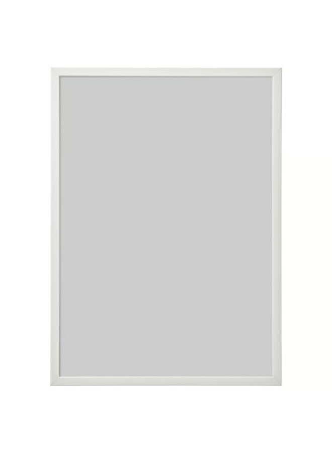 erorex White Picture Frame with Plastic Front Protection – 50 x 70 cm - Image 1