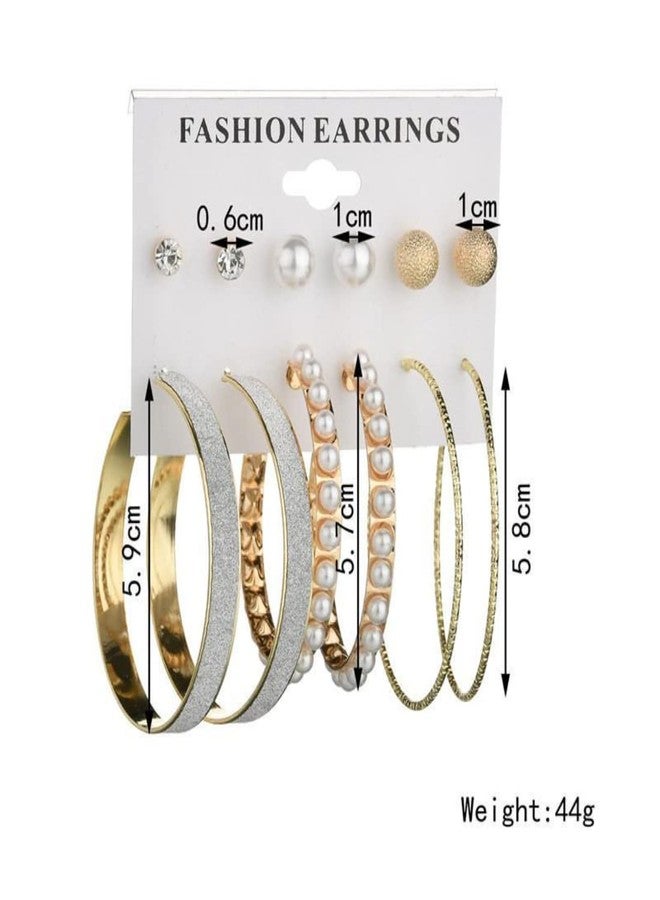 YouBella Fashion Jewellery Gold Plated Ear rings Combo of Earrings for Girls and Women (Style 4) - Image 4