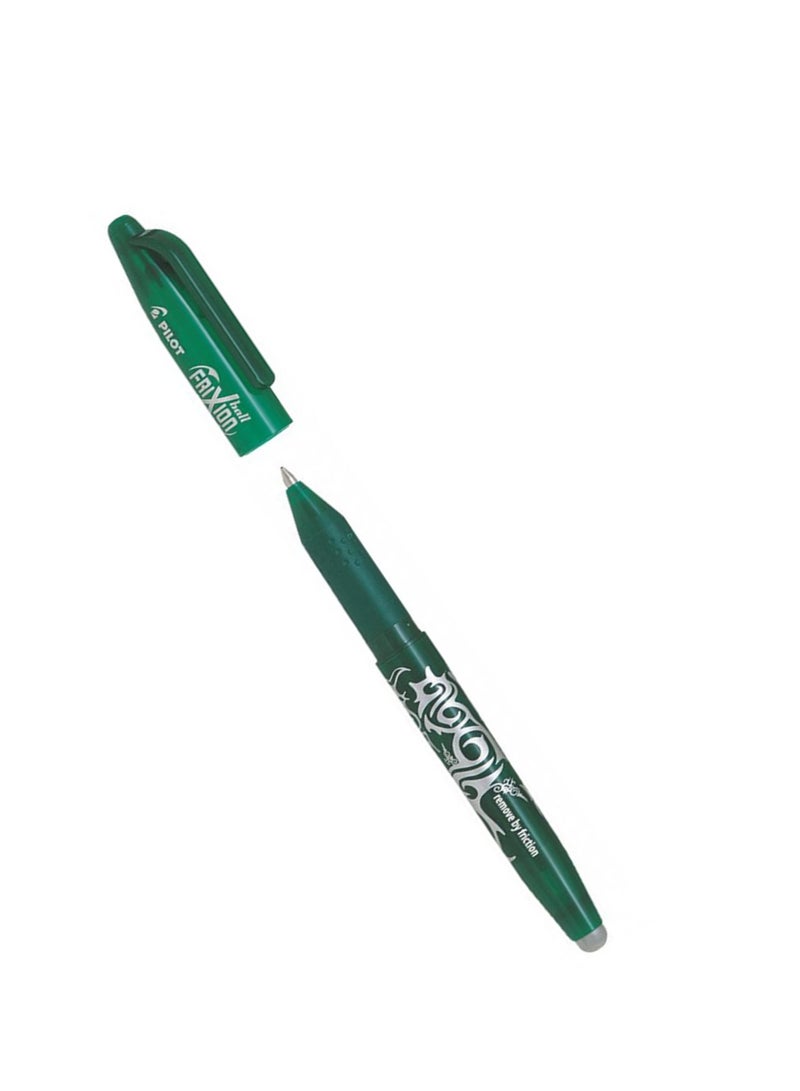 PILOT 6-Piece Frixion Erasable Ball Pen 0.7mm Tip Green Ink - Image 2