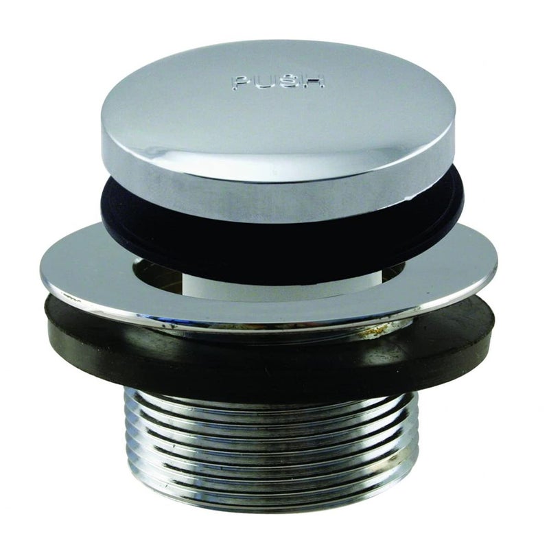 Westbrass Tip Toe 138 NPSM Fine Thread Bath Drain Polished Chrome D332326