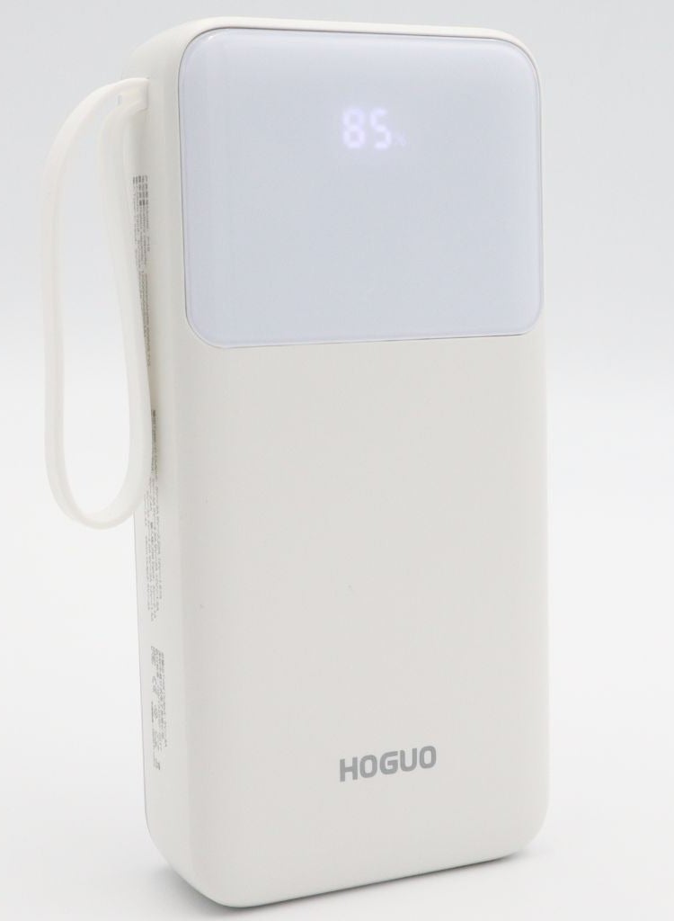 Hoguo P19 20000mAh Power Bank - White - Image 1