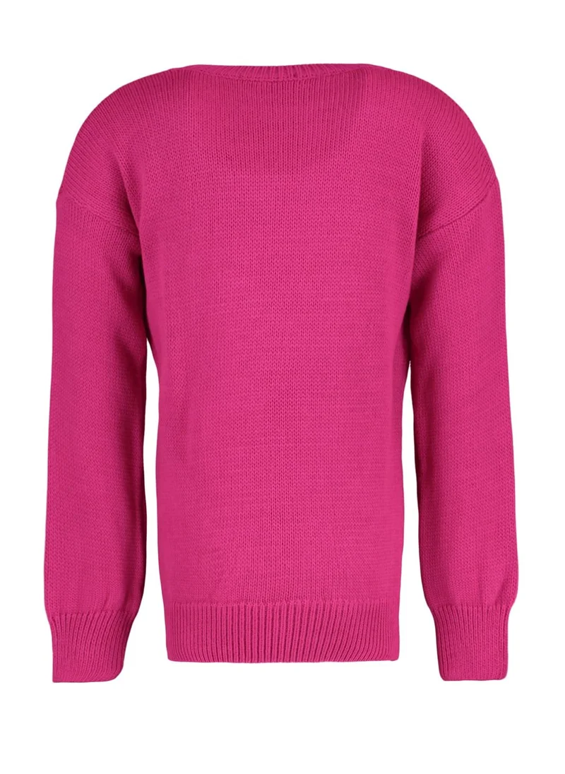 trendyol Kids Flower Embroidery Sweater
