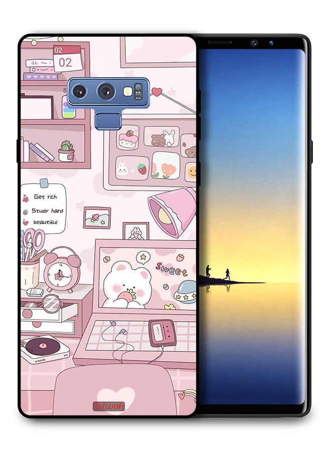 Tolwak Samsung Galaxy Note 9 Protective Case Cover Get Rich Study Hard - Image 1