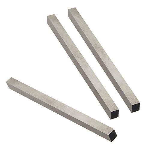XMHF Lathe HSS Square Cutting Tool Bits Bar Rectangular Lathe Fly Cutter Mill Blank 8x8x200mm 3Pcs - Image 3