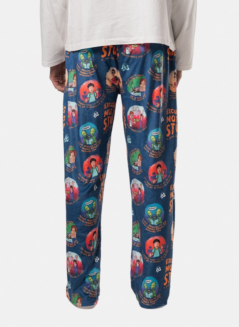 In Your Shoe Excuses Not To Study Fluffy Pyjama Pants - Image 4