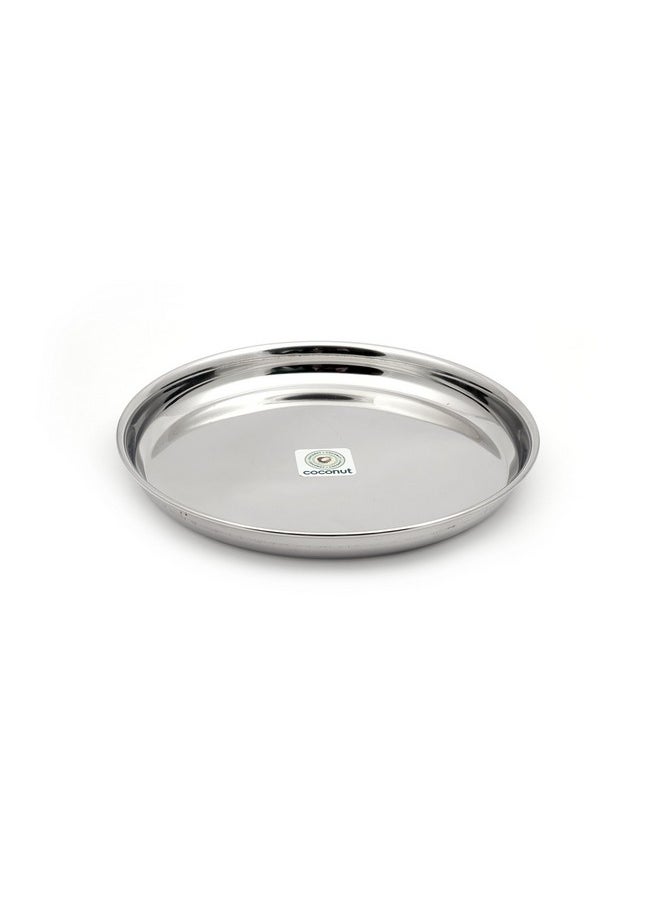 coconut Stainless Steel EKO Beeding Plate/Dinner Plate/Thali-1 Piece (Diameter 11 Inch) - pzsku/Z2DEEAEC433987ACED65BZ/45/_/1738306682/0bf21b61-2f94-4e75-ab2b-4dbe0b4c4d29