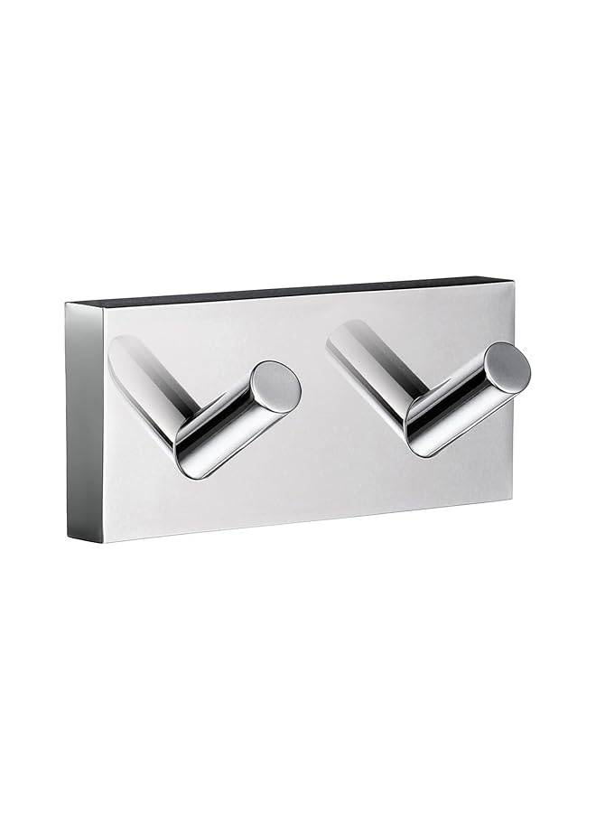 erorex Rk356 Double Towel Hook Polished Chrome