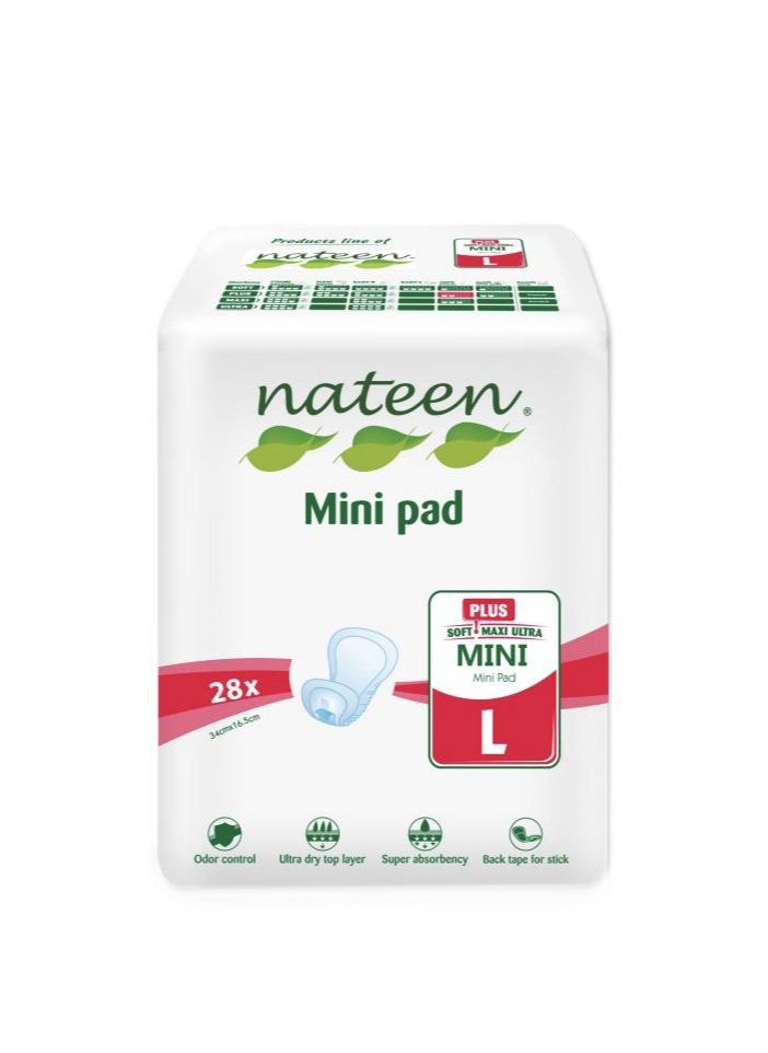 nateen Mini Pad- Large- 28 Pieces  - Image 1
