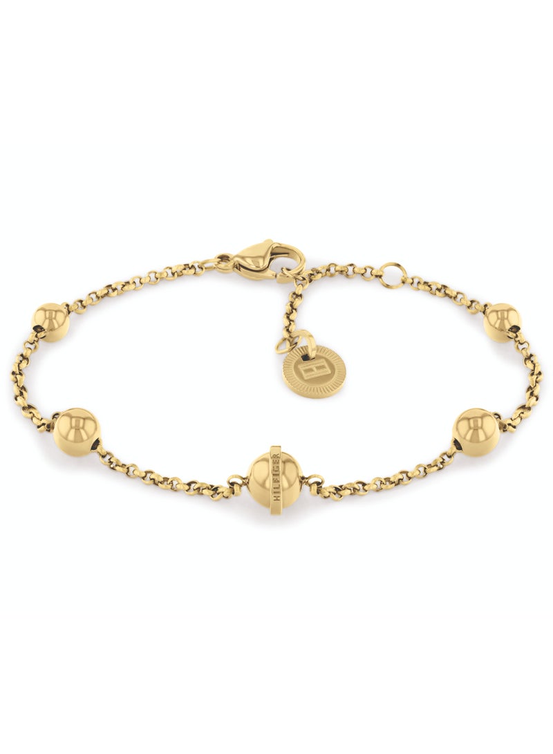 TOMMY HILFIGER سوار سلسلة نسائي من كرات معدنية من TH JEWELRY - 2780815 - Image 1
