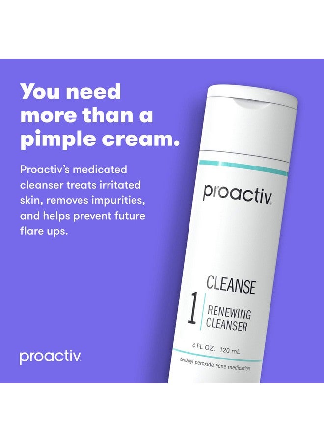 Proactiv - Benzoyl Peroxide Face Wash And Acne Treatment - Daily Facial Cleanser And Hyularonic Acid Moisturizer With Exfoliating Beads - 60 Day Supply, 4 Oz  - Image 2