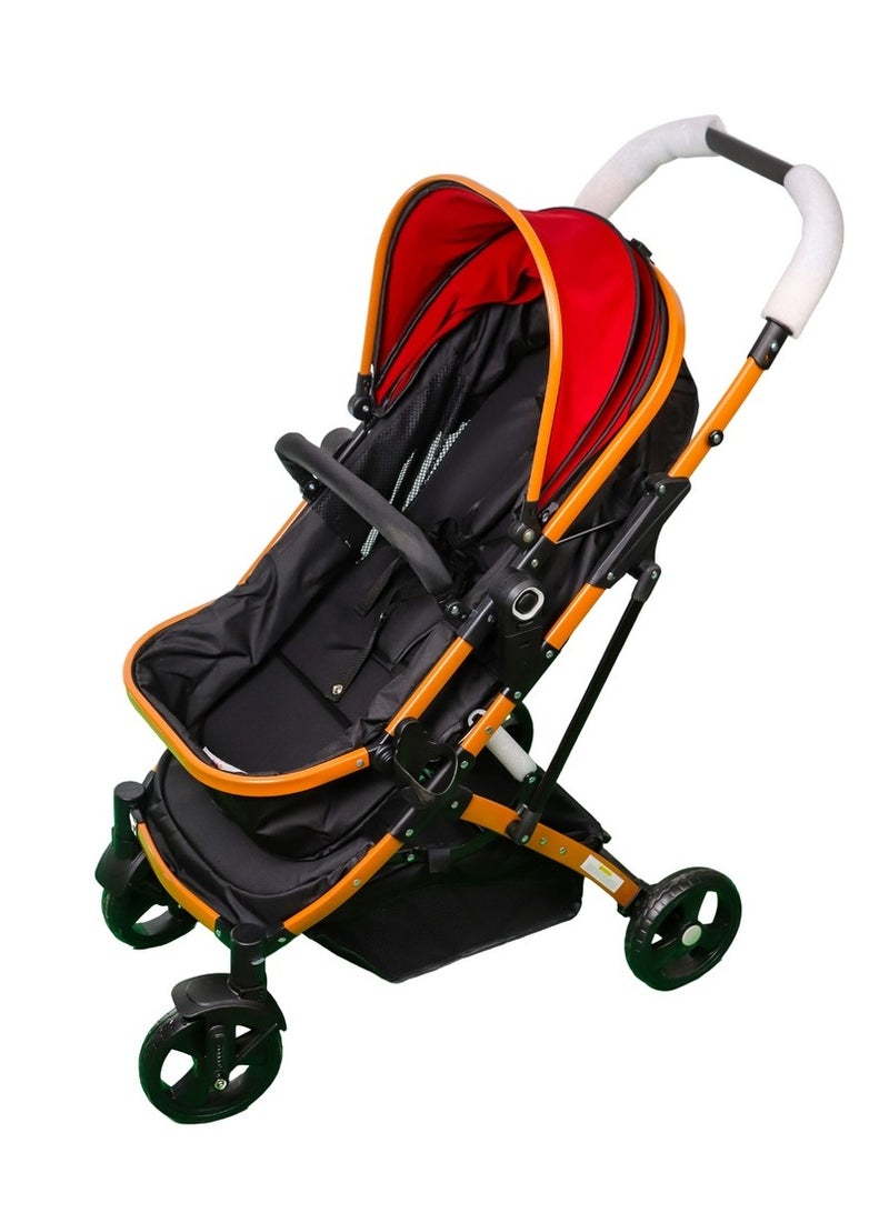 Baby Stroller 2 in 1 Highland Stroller Red - A8188S-1 - Image 1