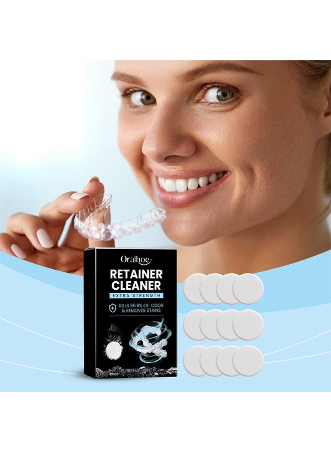 Quantum 12 PCS Retainer Cleaner Tablets, Quick 3-Minute Clean for Dentures, Night Guard and Removable Dental Appliances - Image 5