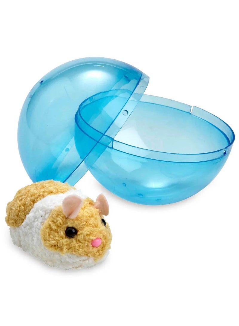 Addo Pitter Patter Busy Little Hamster, Battery Operated |  Soft Toy | Interactive Plush Toy |Rocking and Rolling Hamster! With Hamster Ball | Snuggling Plush Pet |Gift for Kids and Toddlers - Image 2