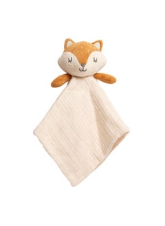 pearhead Pearhead Fox Security Blanket, Soft Baby Lovey for Babies, Snuggle Toy Stuffed Animal, Newborn Infant and Toddler Security Toy, Baby Boy or Baby Girl Lovie, New Baby Gift, Cotton Muslin Fox Lovey  - Image 1