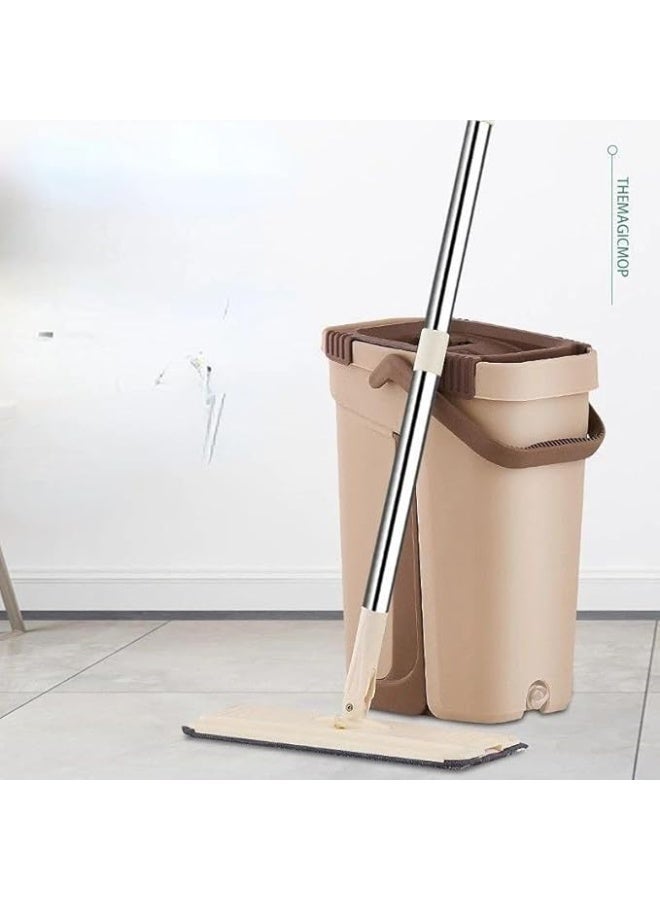 جردل بتصميم انسيابي عصري وعملي ممسحة مسطحة تدور 360 درجة للتنظيف الجاف والرطب - Image 5