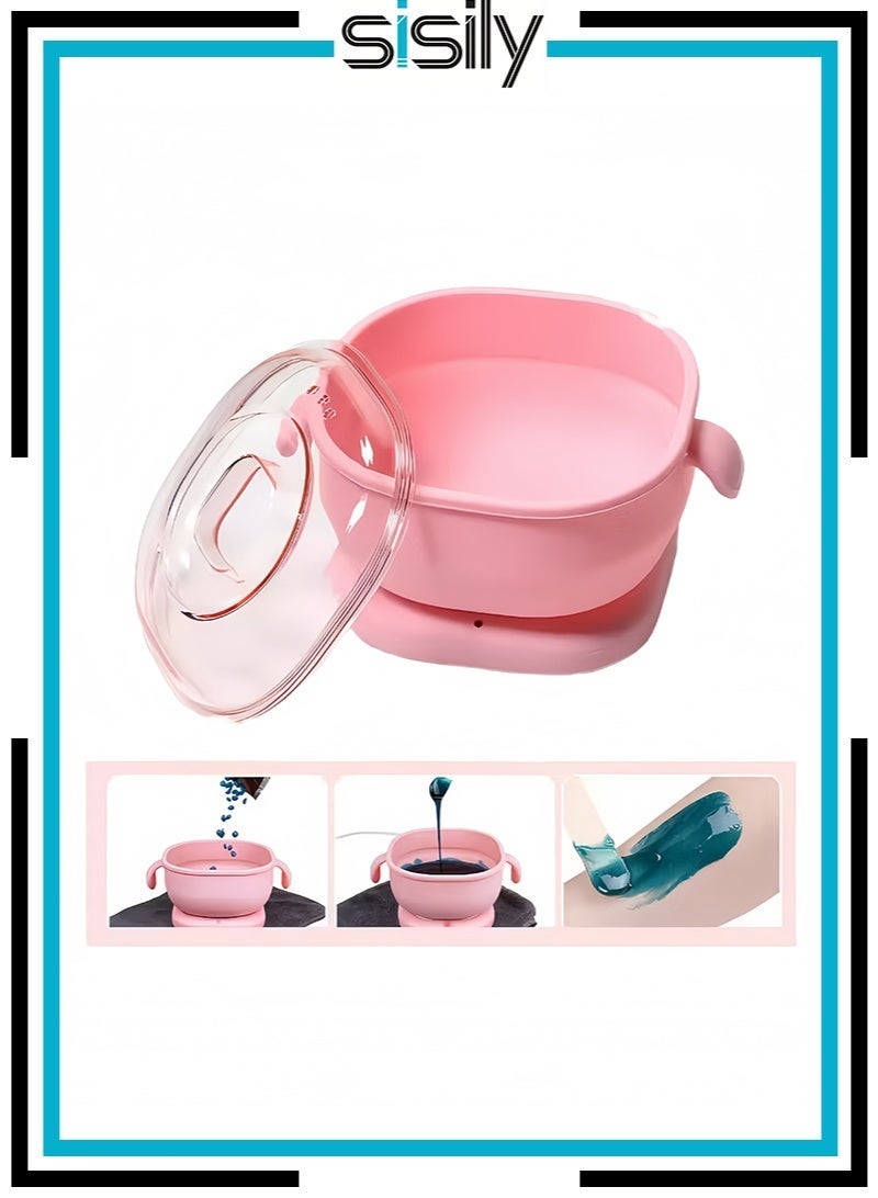 Sisily Portable Silicone Wax Warmer 400ML Foldable Wax Heater Hair Removal Wax Machine SPA Body Epilator Paraffin Wax Pot for Travel - Image 1