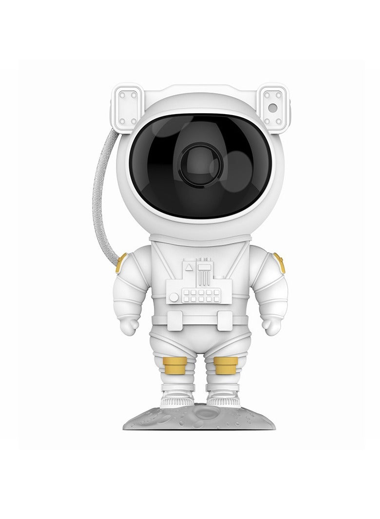 Astronaut Space Projector, Star Projector Galaxy Night Light, Starry Nebula Led Lamp With Timer And Remote, Adjustable Room Decor Astronaut Light Projector, (1pc, White)  - Image 1