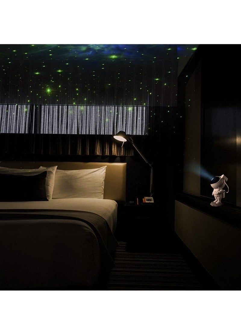 Astronaut Space Projector, Star Projector Galaxy Night Light, Starry Nebula Led Lamp With Timer And Remote, Adjustable Room Decor Astronaut Light Projector, (1pc, White)  - Image 3