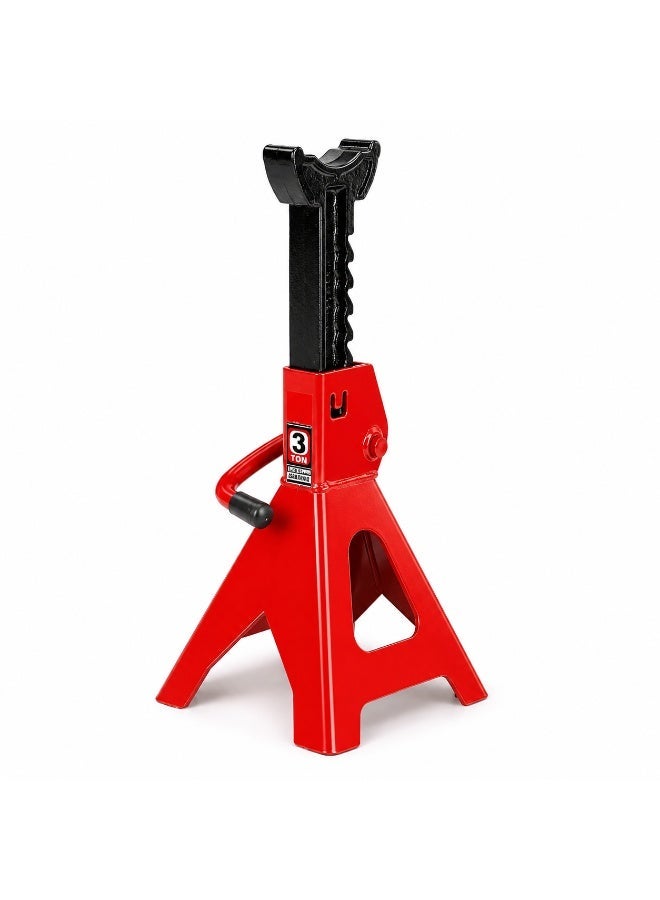 3 Ton Jack Stands (6,600 lb Capacity) – Heavy-Duty Steel Car Support Stands with Safety Lock - Image 2