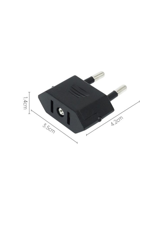 Travel Charger Wall AC Power Plug Adapter Converter US USA to EU Europe 