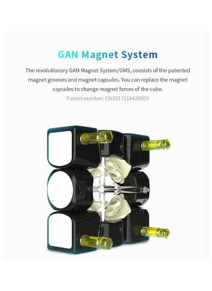 GANCUBE - GAN 356X  3x3 Magnetic Speed Cube Stickered - Image 1