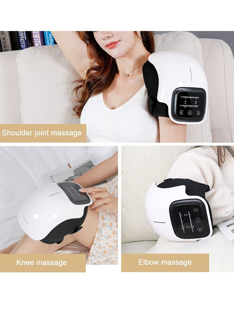 Knee Massager with Heat and Kneading for Pain Relie，Infrared Heated Vibration Physiotherapy for Arthritis Massager
