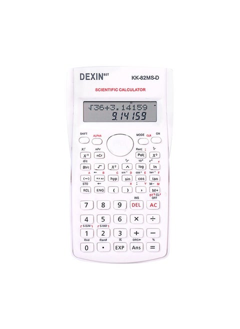 Scientific Calculator With Protective Cover, Math Calculator With Double-Line Screen Display, Suitable For Study, Office, Finance