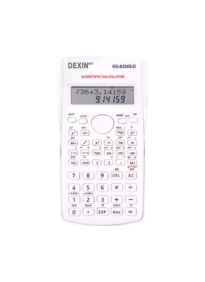 Generic - Scientific Calculator With Protective Cover, Math Calculator With Double-Line Screen Display, Suitable For Study, Office, Finance - Image 1