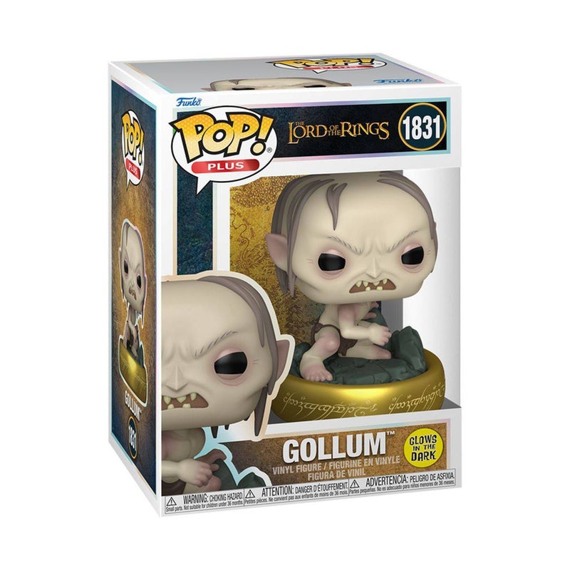 Funko POP! Plus The Lord of the Rings Gollum (Glow-in-the-Dark) Vinyl Figure (9.4 cm) - Image 1