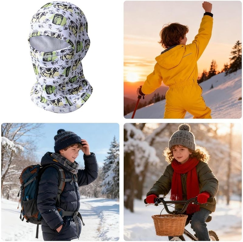 قناع وجه للأطفال قابل للغسل ناعم قابل للتنفس بتصميم كرتوني مريح مع حلقات أذن مريحة - Image 5