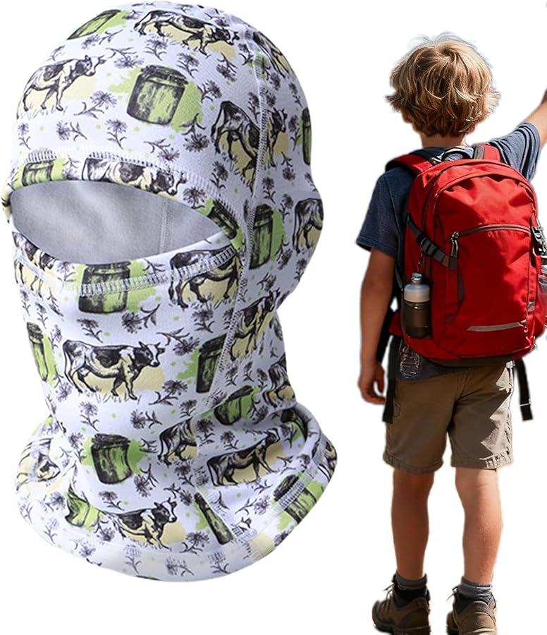 قناع وجه للأطفال قابل للغسل ناعم قابل للتنفس بتصميم كرتوني مريح مع حلقات أذن مريحة - Image 1