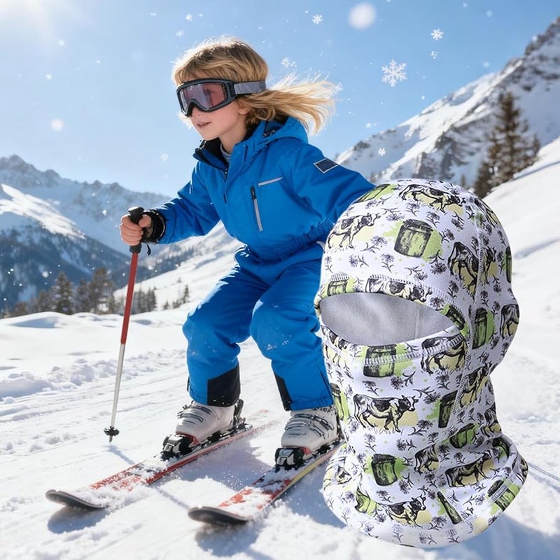 قناع وجه للأطفال قابل للغسل ناعم قابل للتنفس بتصميم كرتوني مريح مع حلقات أذن مريحة - Image 4