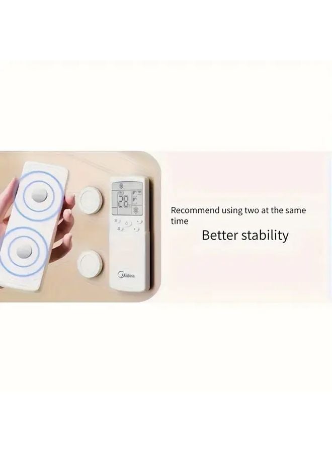 16 Pcs Magnetic Remote Control Holder No Drill Adhesive Wall Mount for TV AC - Image 2