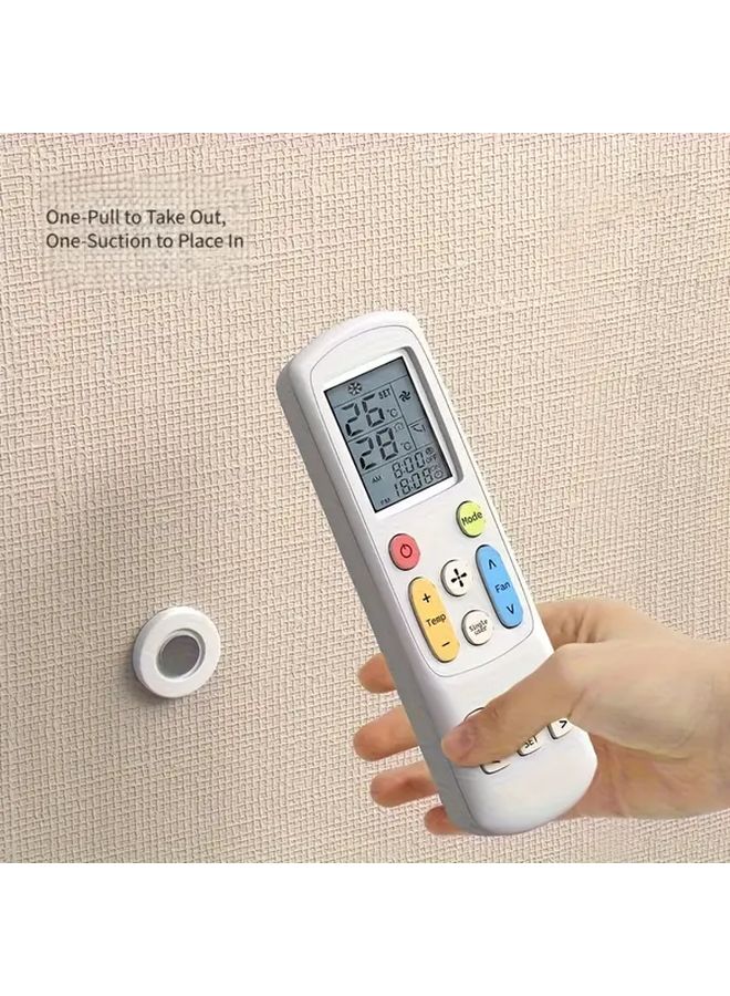 16 Pcs Magnetic Remote Control Holder No Drill Adhesive Wall Mount for TV AC - Image 5