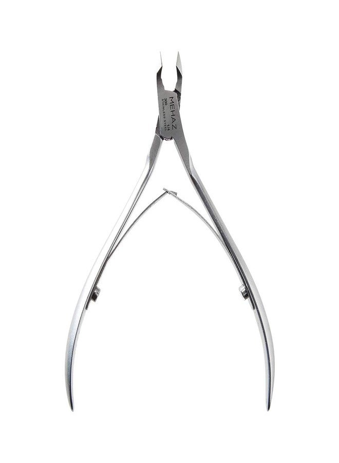 Mehaz Quick Trim Cuticle Nipper, 1/4" Jaw, Stainless Steel with Double Spring Lap Joint - Image 1
