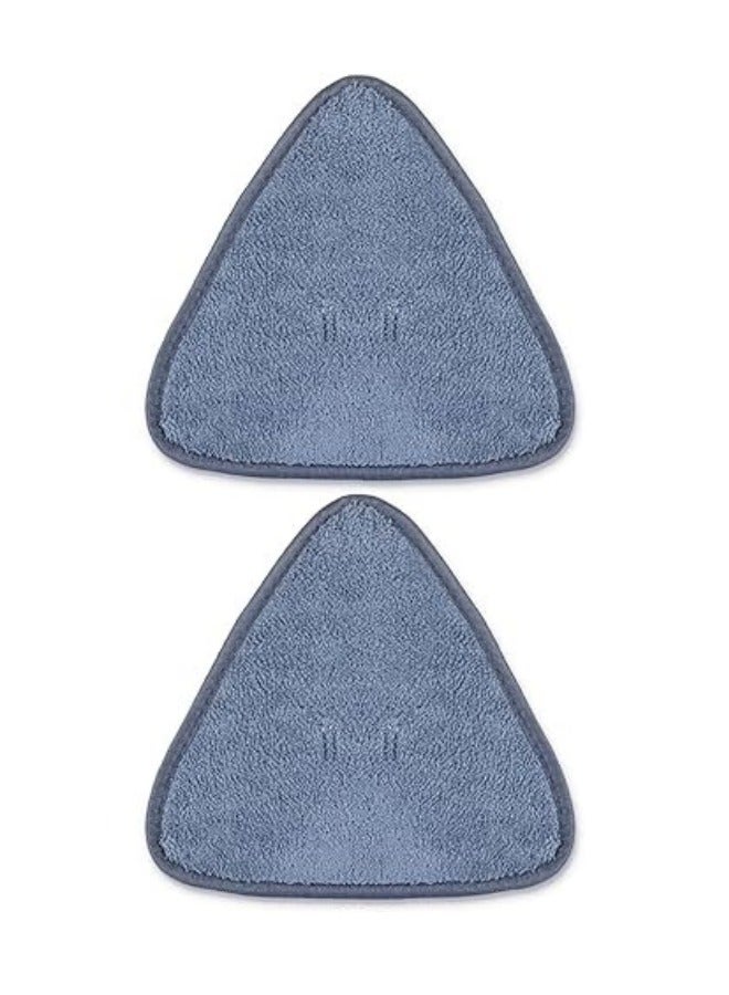 قطعتين من غيار المساحة (الموب) من المايكروفايبر عالية الجودة والقابلة للغسل – مناسبة لجميع المساحات لتنظيف المطبخ والأرضيات بفعالية، تترك الأسطح نظيفة وجافة وتعزز بيئة صحية وآمنة للاستخدام المنزلي - Image 1