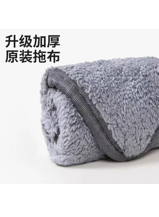 قطعتين من غيار المساحة (الموب) من المايكروفايبر عالية الجودة والقابلة للغسل – مناسبة لجميع المساحات لتنظيف المطبخ والأرضيات بفعالية، تترك الأسطح نظيفة وجافة وتعزز بيئة صحية وآمنة للاستخدام المنزلي - Image 4